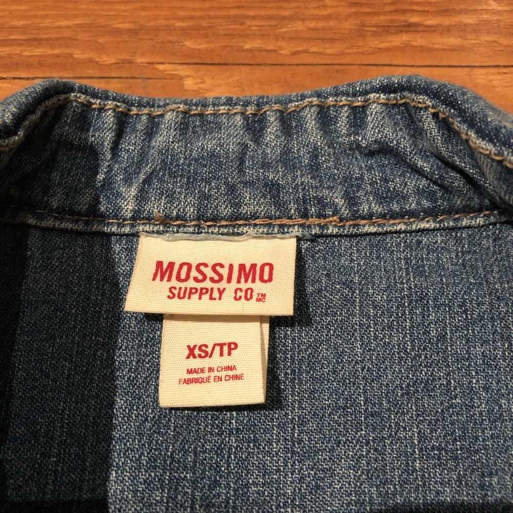 Mossimo Suppy Co. sz XS denim vest - Picture 10 of 13